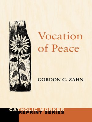 cover image of Vocation of Peace